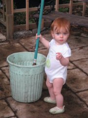 Madeleine helping