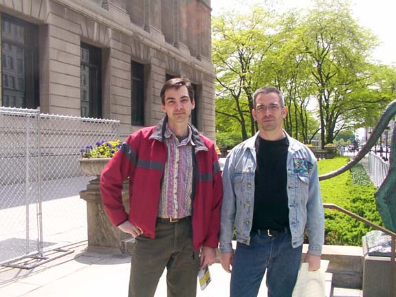 Jeff and Greg in Chicago, 2003