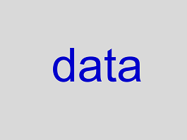 The Word "Data"